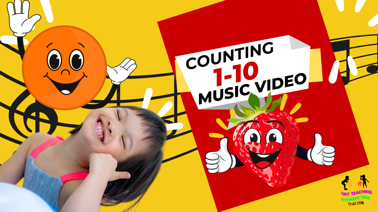 Counting 1-10 with Strawberries: A Fun Learning Adventure for Toddlers | Early Math Skills for Kids